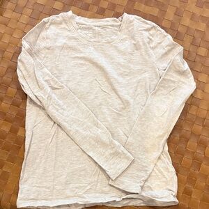 J. Crew Beige Girlfriend Tee